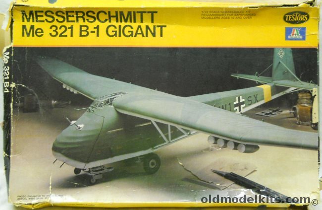 Testors 1/72 Messerschmitt Me-321 B-1 Gigant, 865 plastic model kit